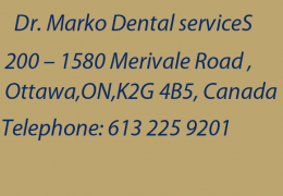 Dr Marko Ottawa Dental Service