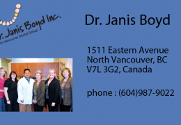 Dr. Janis Boyd North vancouver Dental Group